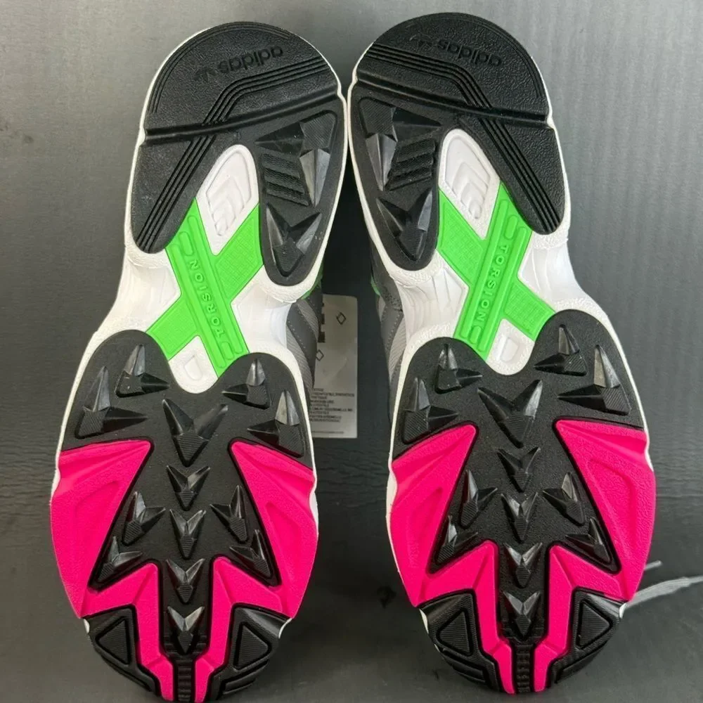 adidas Yung-96 Grey Shock Pink athletic sneaker shoes men’s size 10